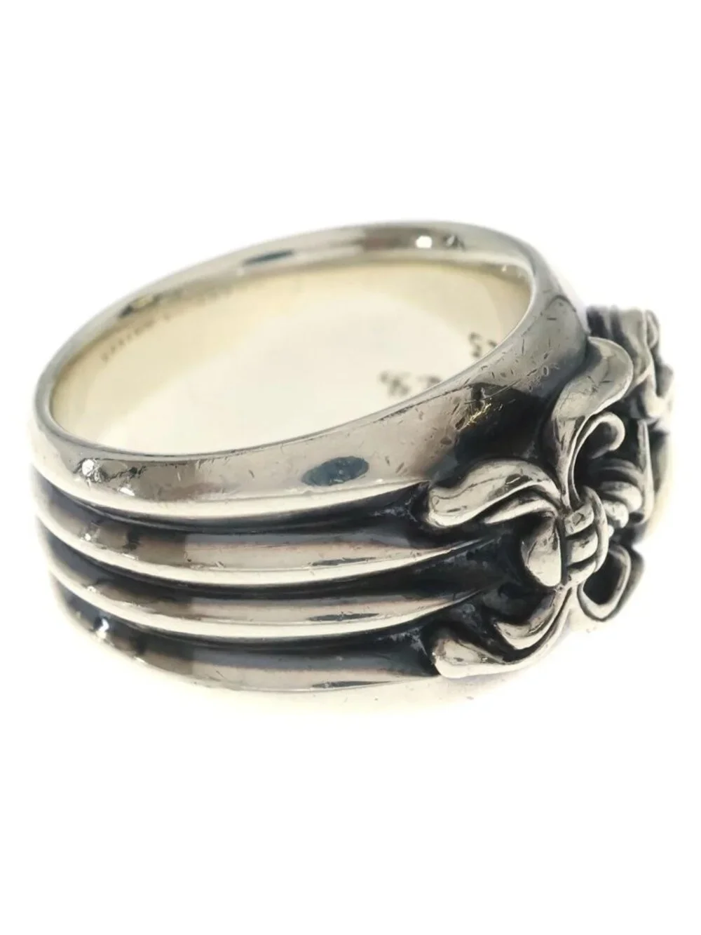 Chrome Hearts Dagger Ring Silver